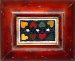 Antique Hearts Punchneedle