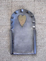Fluted Heart Tin Frame