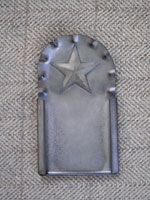 Fluted Star Tin Frame
